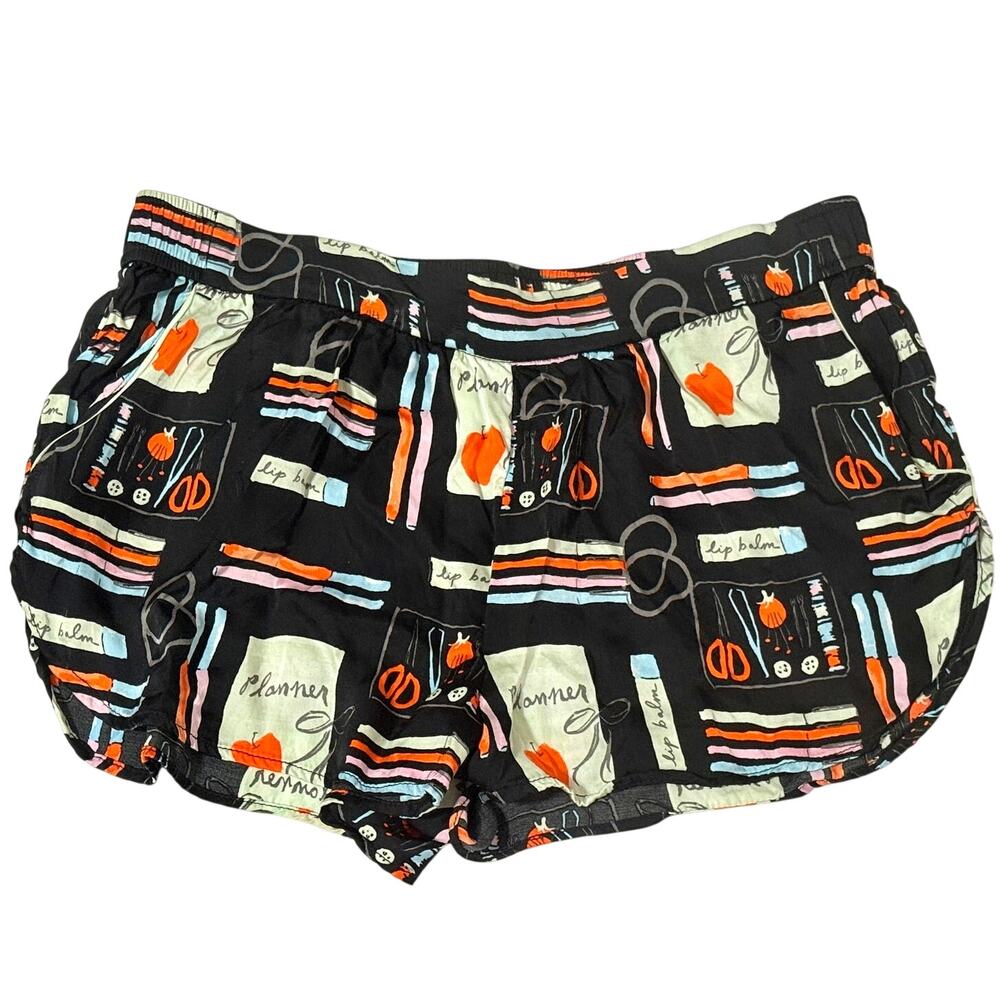 Lyrebird by Anthropologie Neela LB Silky Printed Pajama Shorts, Size S
